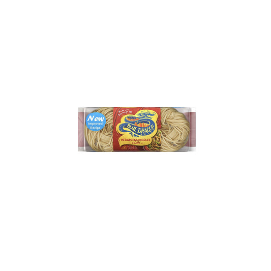 BLUE DRAGON MEDIUM EGG NOODLES NESTS 8x300G