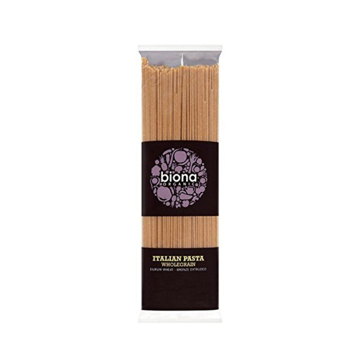 BIONA WHOLE SPAGHETTI ORGANIC~BRONZE EXTRUDED 12x500G