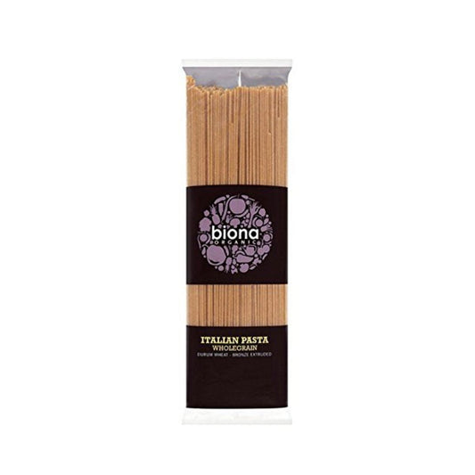 BIONA WHOLE SPAGHETTI ORGANIC~BRONZE EXTRUDED 12x500G