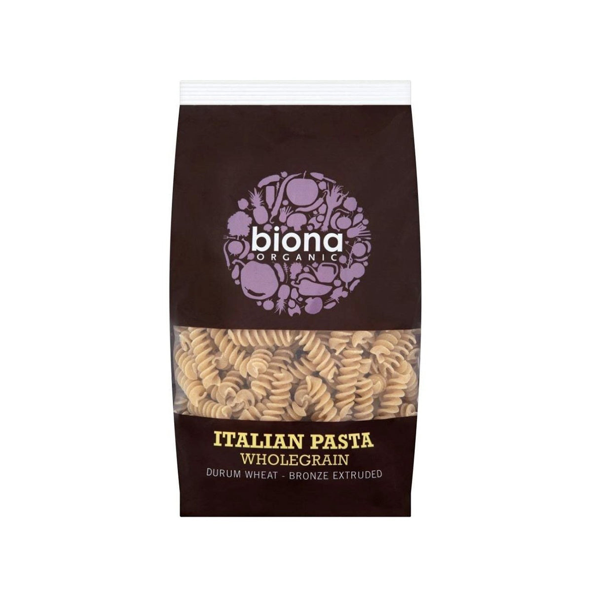BIONA WHOLE FUSILLI ORGANIC~BRONZE EXTRUDED 12x500G