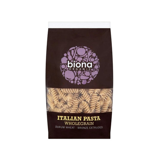 BIONA WHOLE FUSILLI ORGANIC~BRONZE EXTRUDED 12x500G