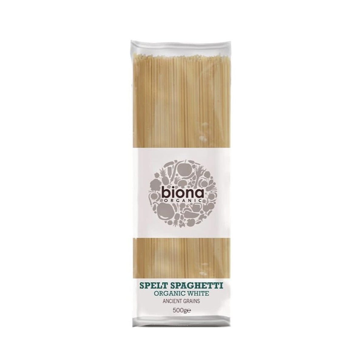 BIONA SPELT SPAGHETTI -WHITE ORGANIC 12x500G