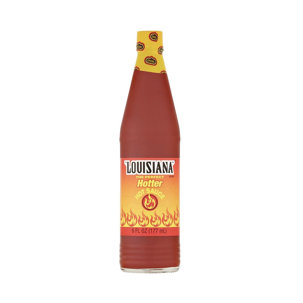 LOUISIANA BRAND HOTTER HOT SAUCE 12X6 FL OZ