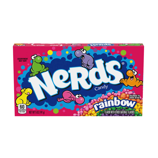 Wonka nerds Rainbow Candy, 141 Grams, Mixed Fruit, 141g