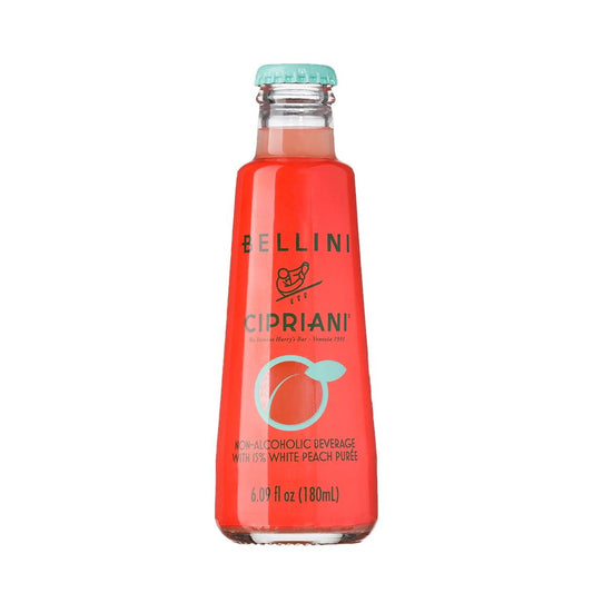 Bellini Cipriani non-alcoholic beverage with 15% white peach puree drink 180ml (Italy)