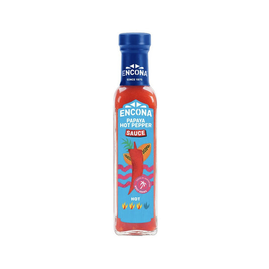 ENCONA SMOOTH PAPAYA HOT PEPPER SAUCE 6X142ML