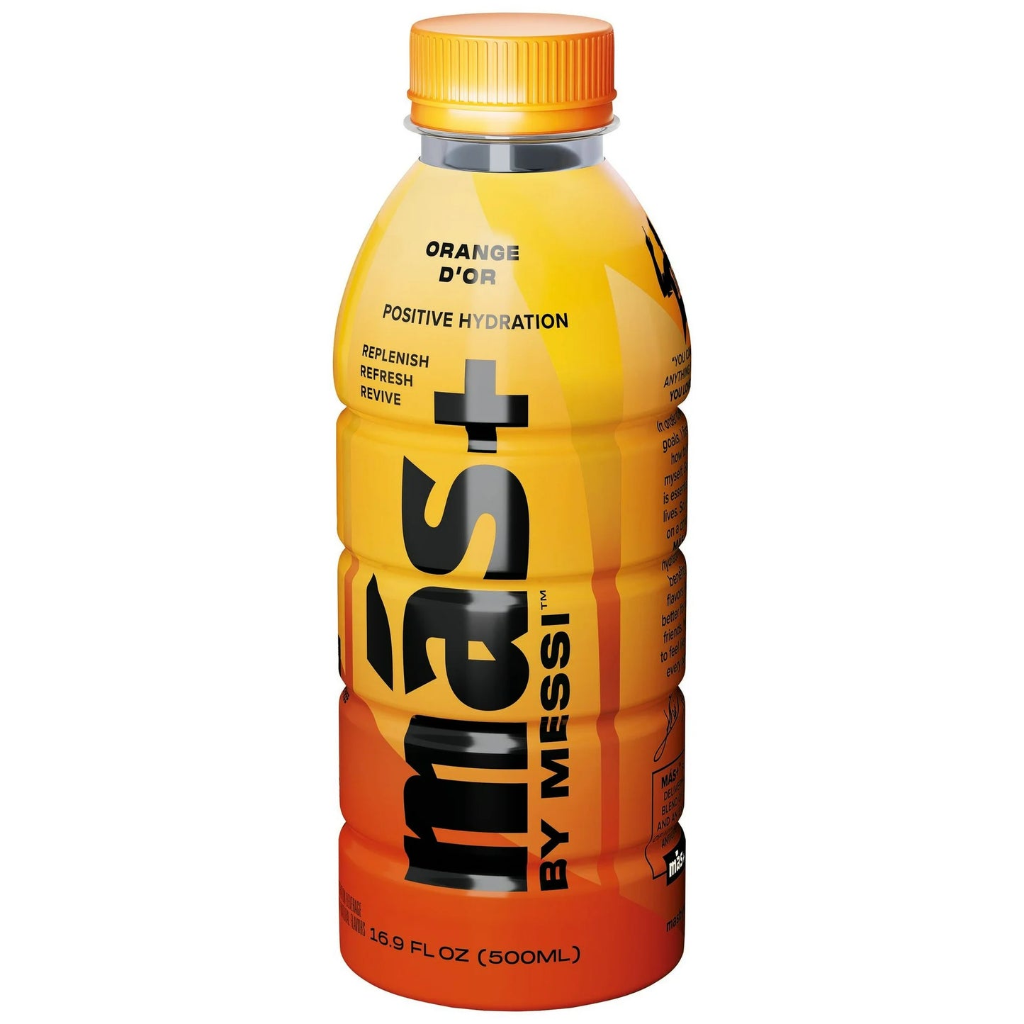 MAS+ Orange d’Or Hydration Drink by Lionel Messi 500ml