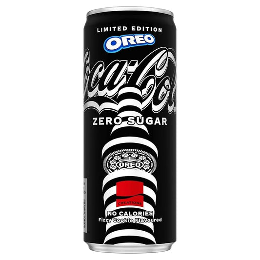 Coke Zero Sugar Oreo Flavoured Soda, 250ml