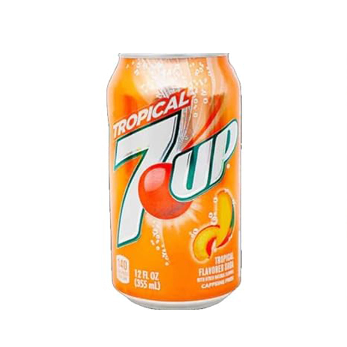 7UP Tropical (USA) Refreshing Taste of Sparkling Soda 355ml