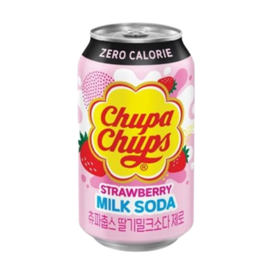 Chupa Chups Strawberry Milk Soda 350ml