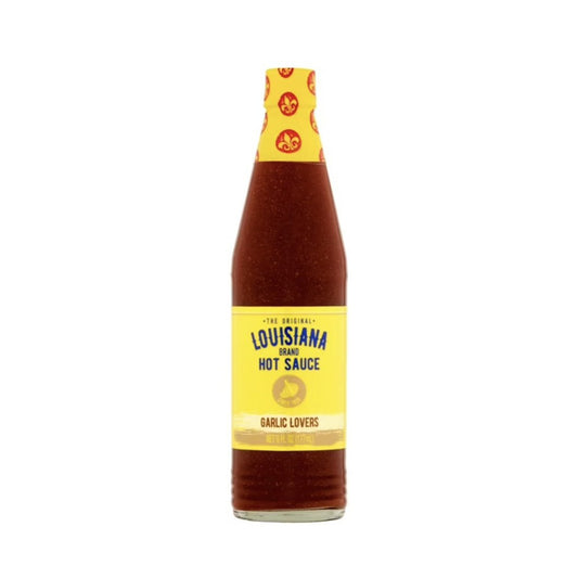 LOUISIANA BRAND GARLIC LOVERS HOT SAUCE 12X6 FL OZ