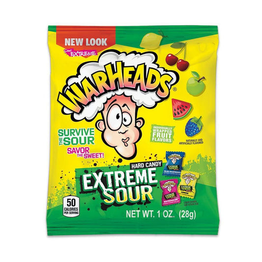 Warheads Extreme Sour Hard Candy 28g