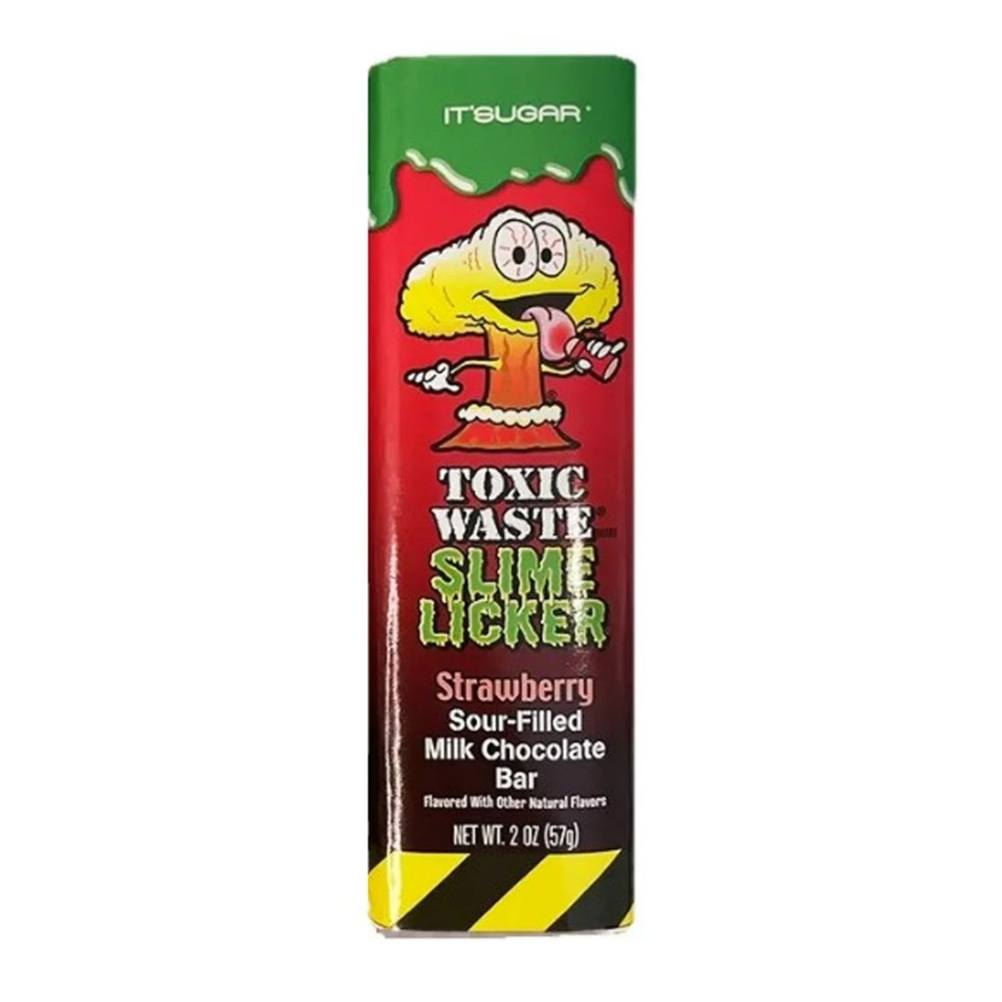 Toxic Waste Slime Licker Strawberry Chocolate Bar 50g