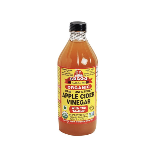 BRAGG ORGANIC, RAW, UNFILTERED, WITH THE MOTHER APPLE CIDER VINAGER 12X32 FL OZ
