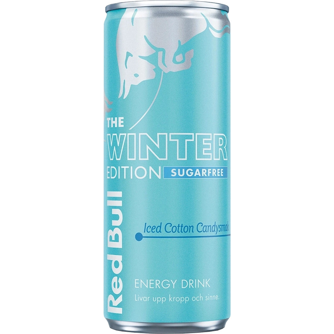 Red Bull Iced Cotton Candy Sugar Free Can 250ml