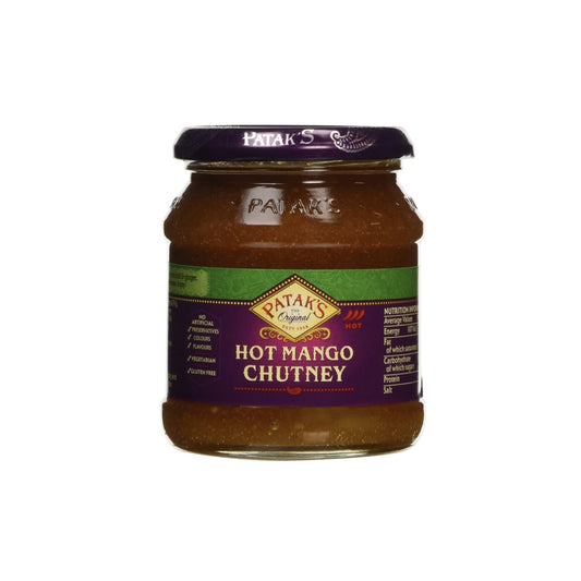 PATAK'S HOT MANGO CHUTNEY 6x340G