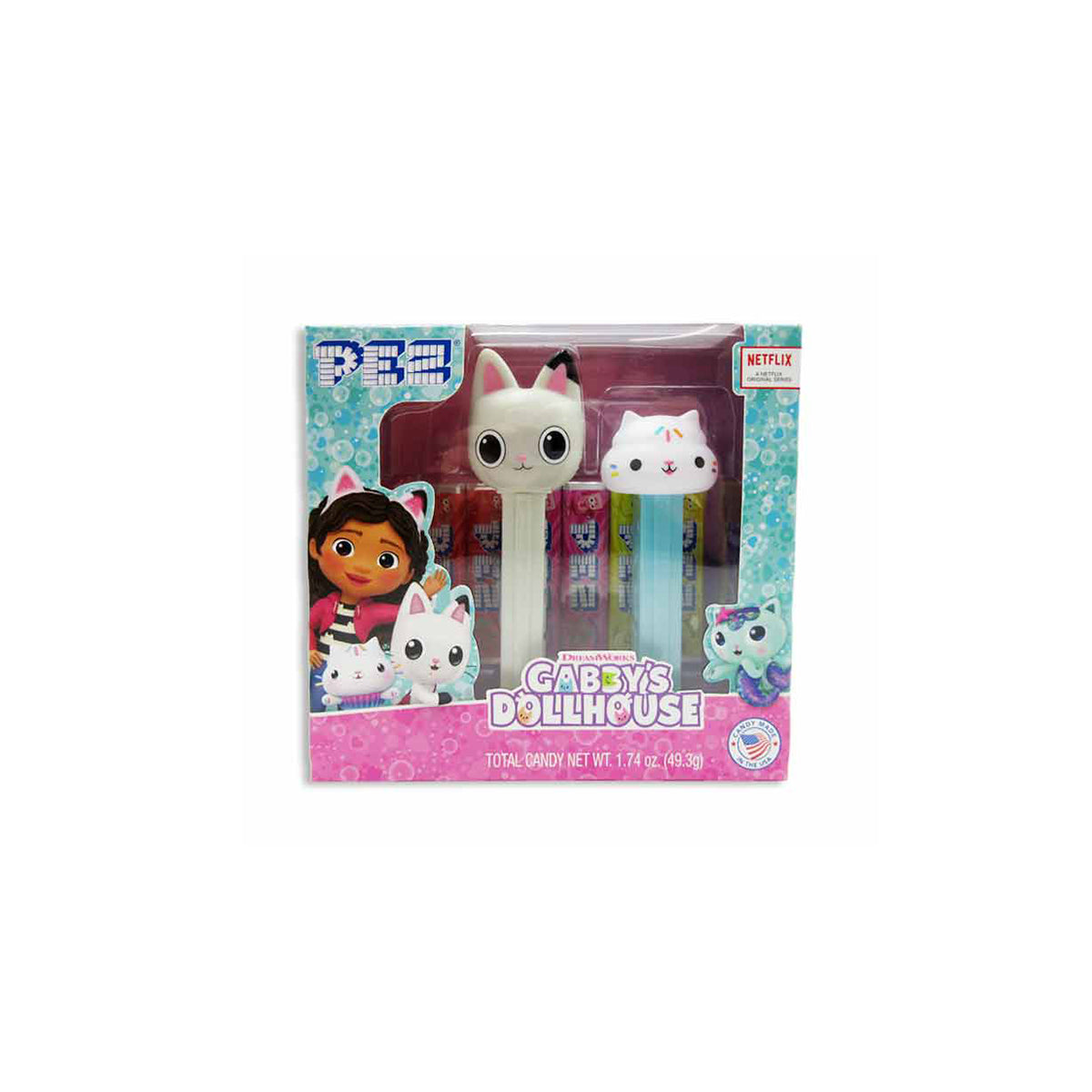 PEZ GIFT SET TWIN PACK - GABBYS DOLLHOUSE (2DISP/6CNDYROLLS)