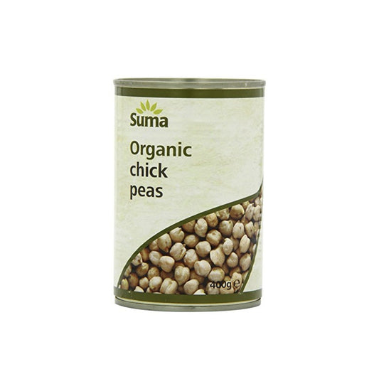 SUMA ORGANIC CHICKPEAS - ORGANIC 12x400G