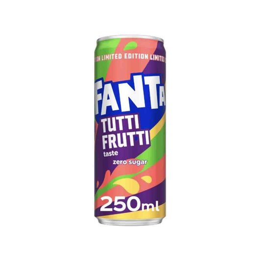 Fanta tutti frutti zero sugar 6x250ml