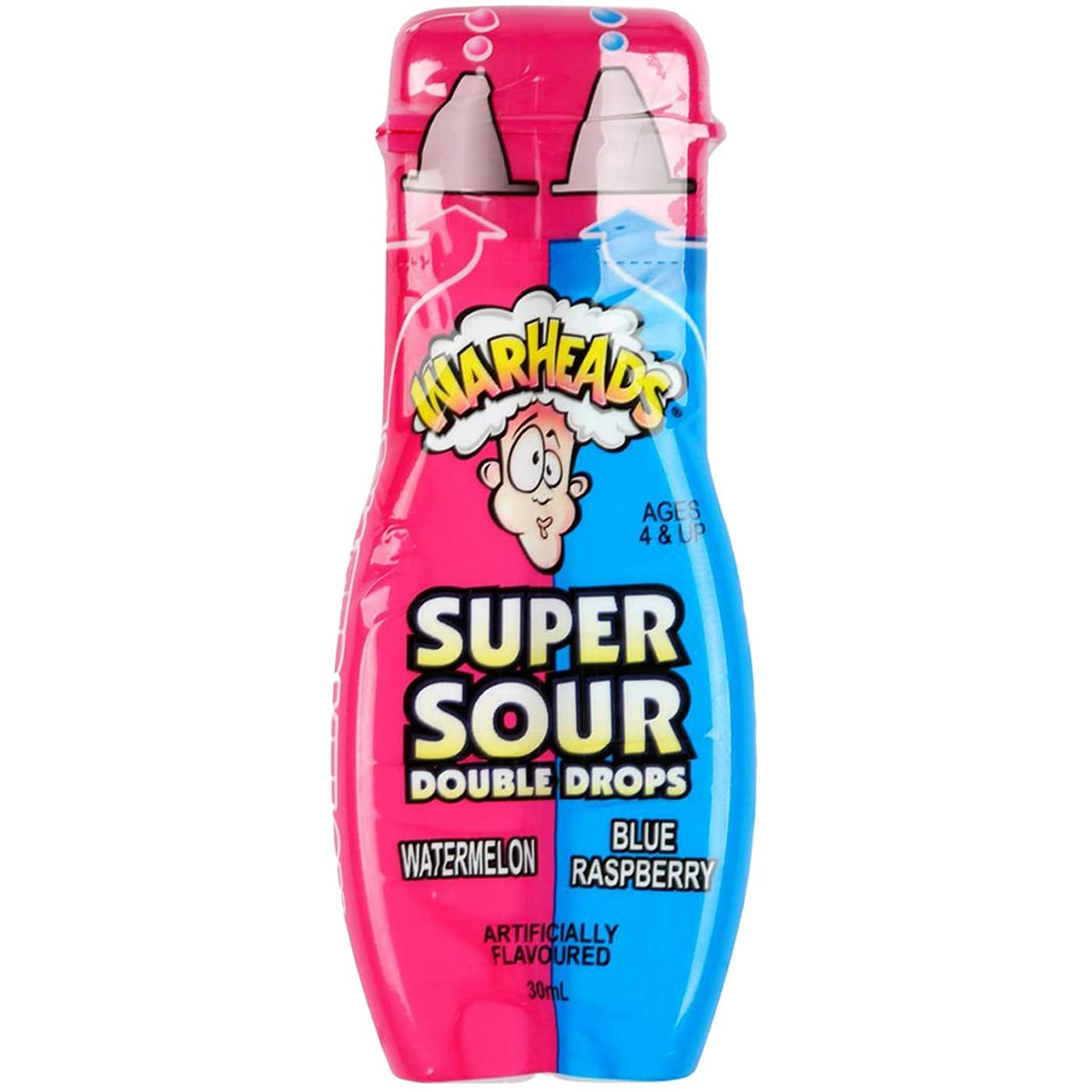 Warheads Super Sour Double Drops Blue Raspberry, Watermelon 30ml