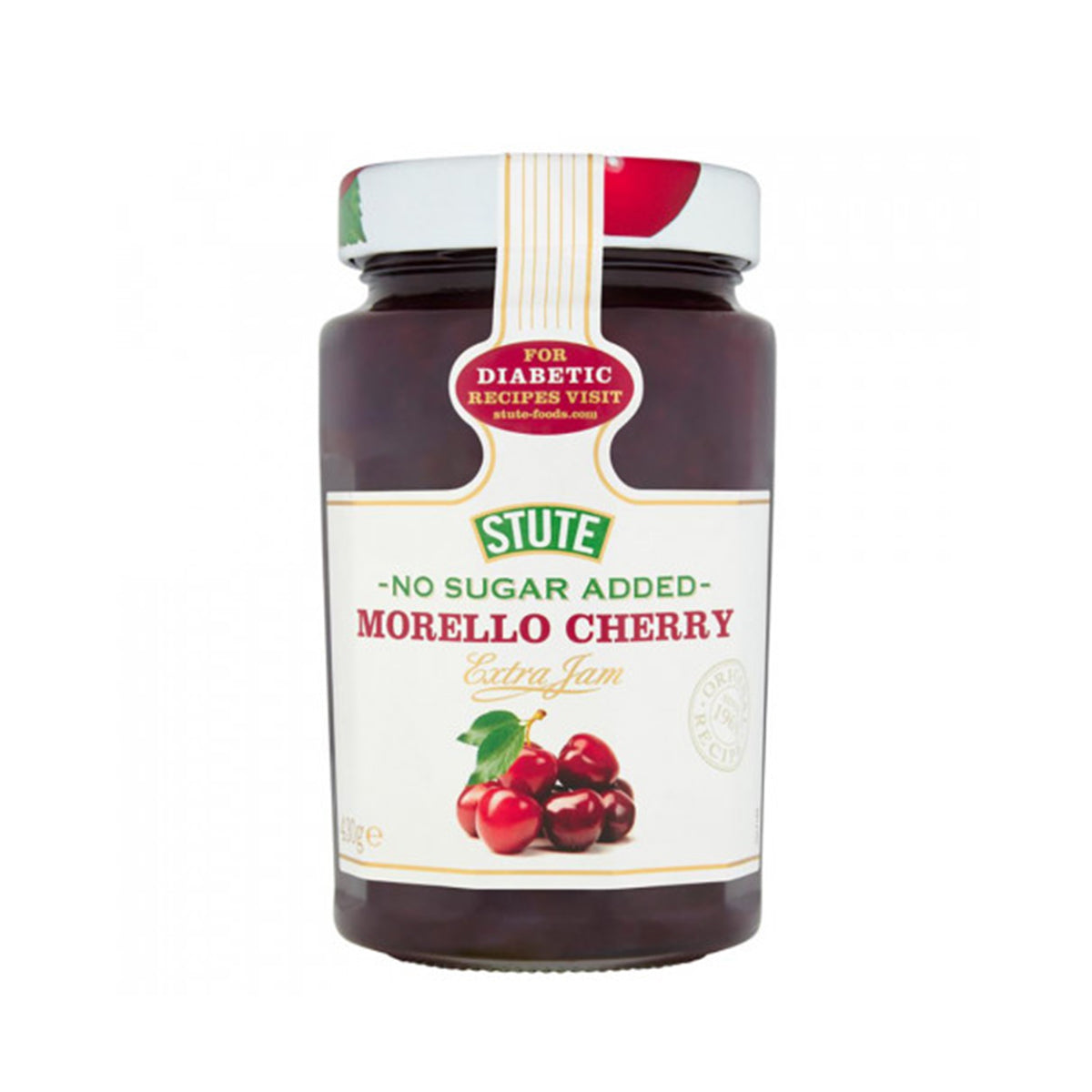 Stute Diabetic No Sugar Added Morello Cherry Extra Jam 430g