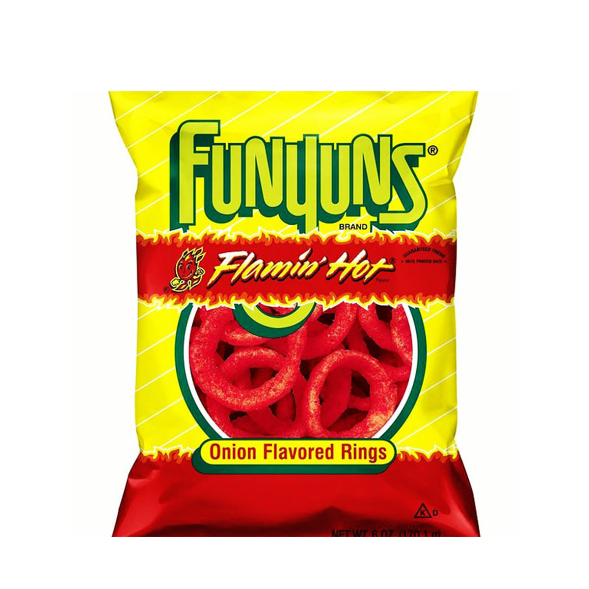 Funyuns Flamin' Hot Onion Flavored Rings 163g