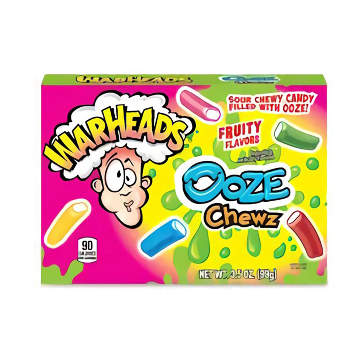 Warheads Ooze Chewz Sour Chewy Candy 99g