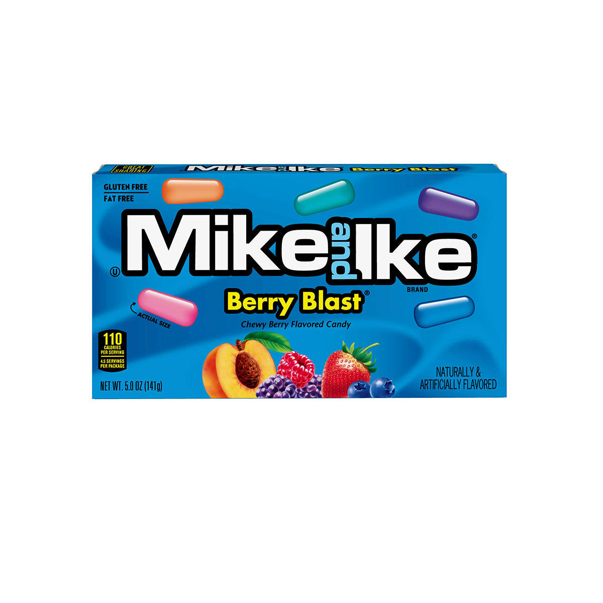 Mike and Ike Berry Blast Chewy Candy 141g