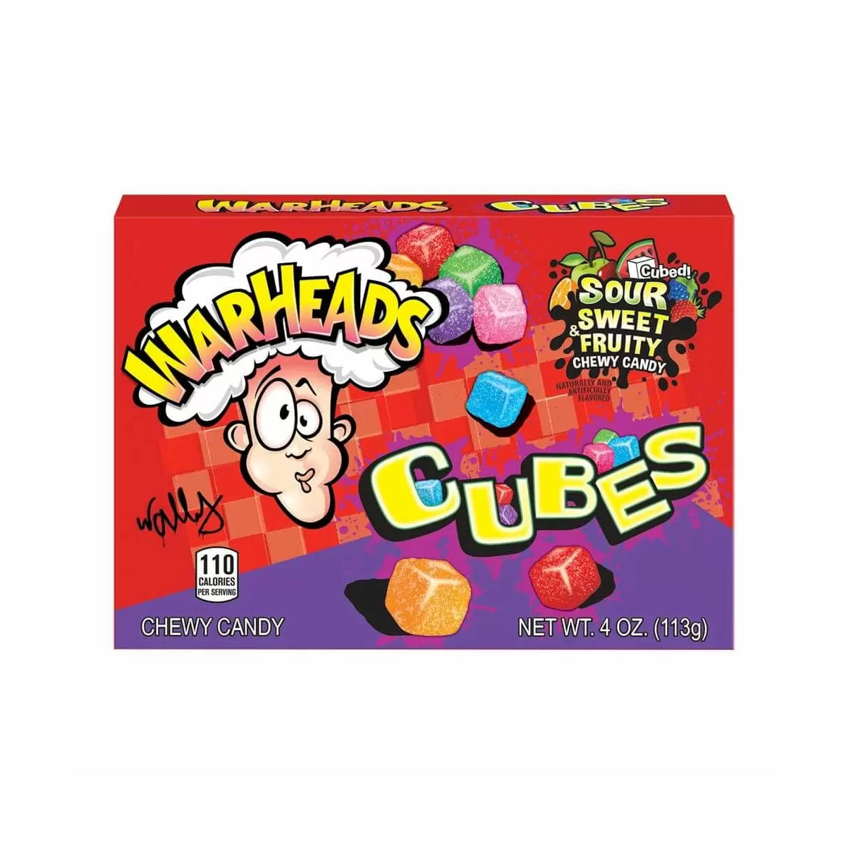 Warhead Cubes Chewy Candy 113g