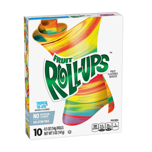 BC Fruit Roll-Ups Tropical Tye-Dye 141g