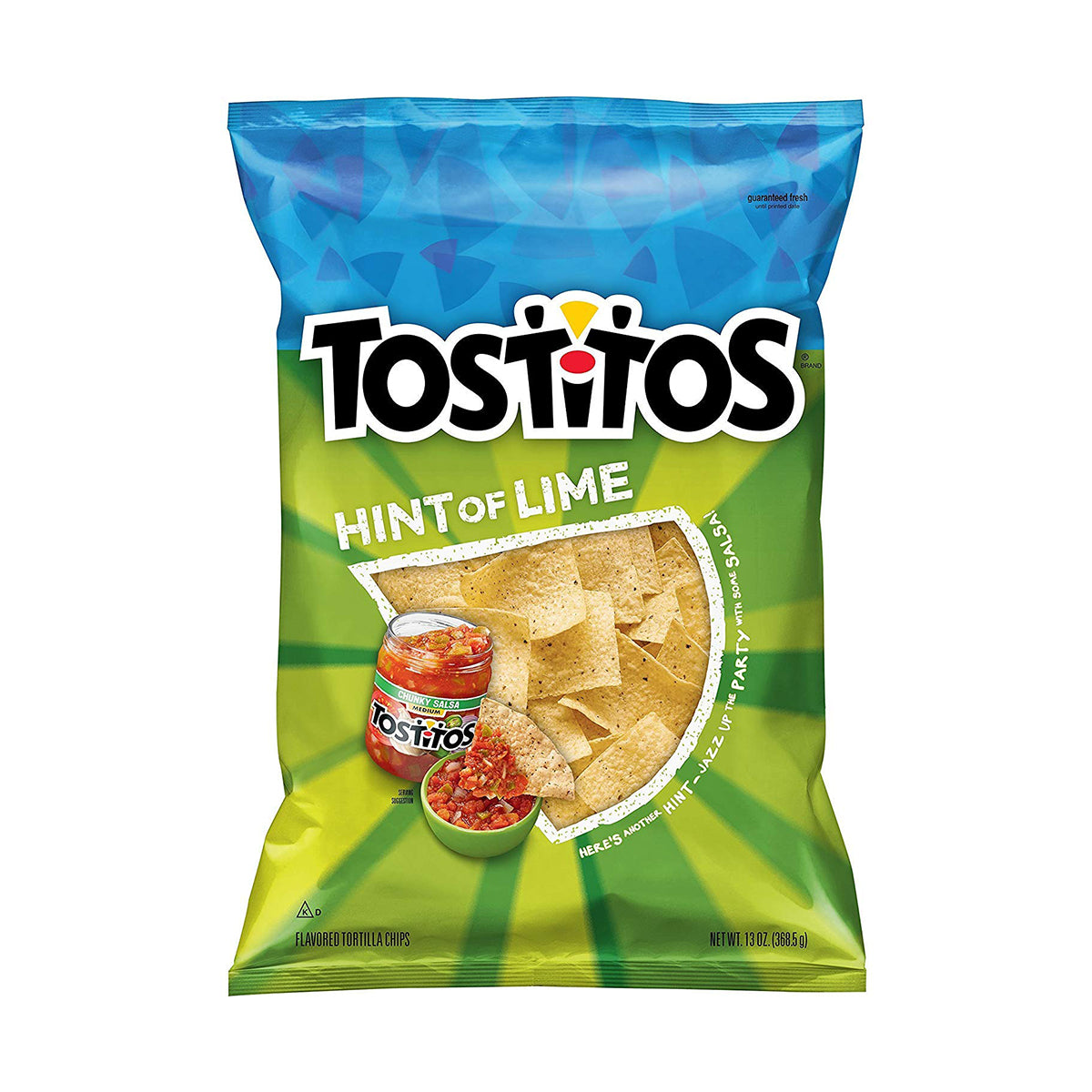 Tostitos Tortilla Chips With A Hint Of Lime 283.5g